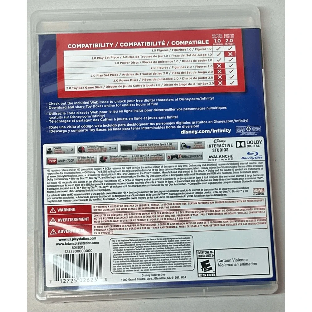 PS3 - Disney Infinity 2.0 Edition (PlayStation 3, PS3) Complete Tested & Working